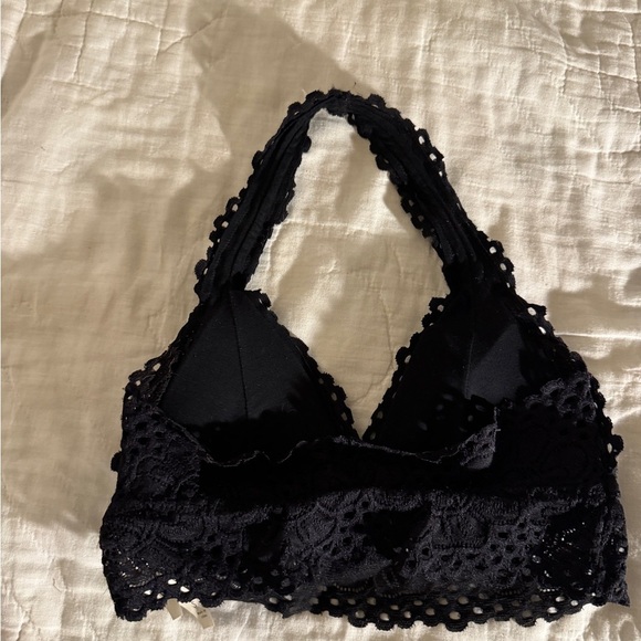Aeropostale Black Lace Halter Bralette Size S - Picture 9 of 13